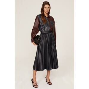 Peter Som x RTR Faux Leather Shacket